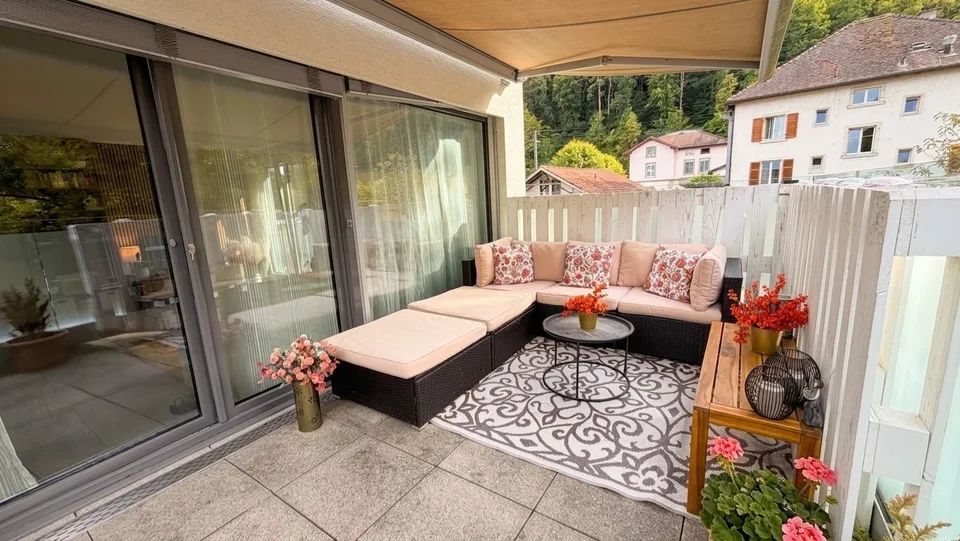 Helle, geräumige Dachwohnung mit grosser Terrasse