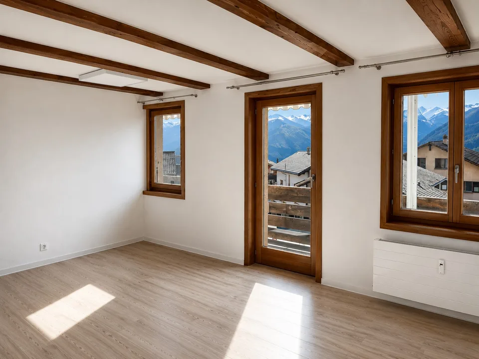 4.5-Zi.-Wohnung | Panorama, Balkon, Terrasse | Sauna | Strom & WLAN inkl. | Möblierung mgl.