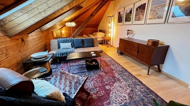 Charming Attic Apartment with Fireplace & Character