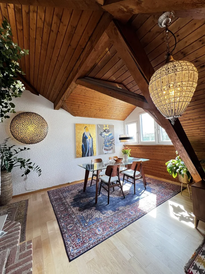 Charming Attic Apartment with Fireplace & Character