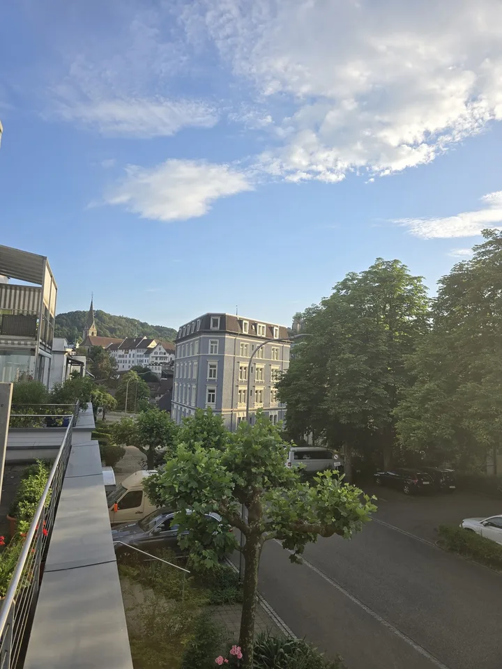 Terrassenwohnung 7 min von Baden Bahnhof