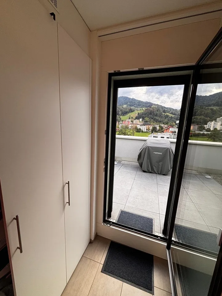 Exklusive Attikawohnung in Horw riesige Terrasse, Top-Aussicht & Bahnanbindung
