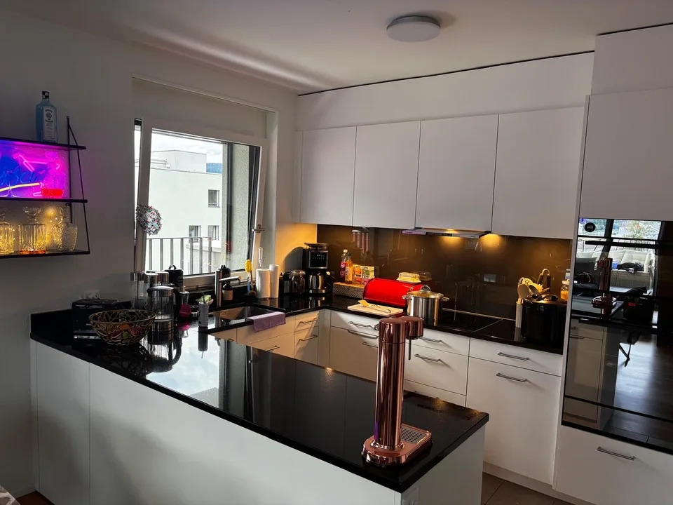 Exklusive Attikawohnung in Horw riesige Terrasse, Top-Aussicht & Bahnanbindung