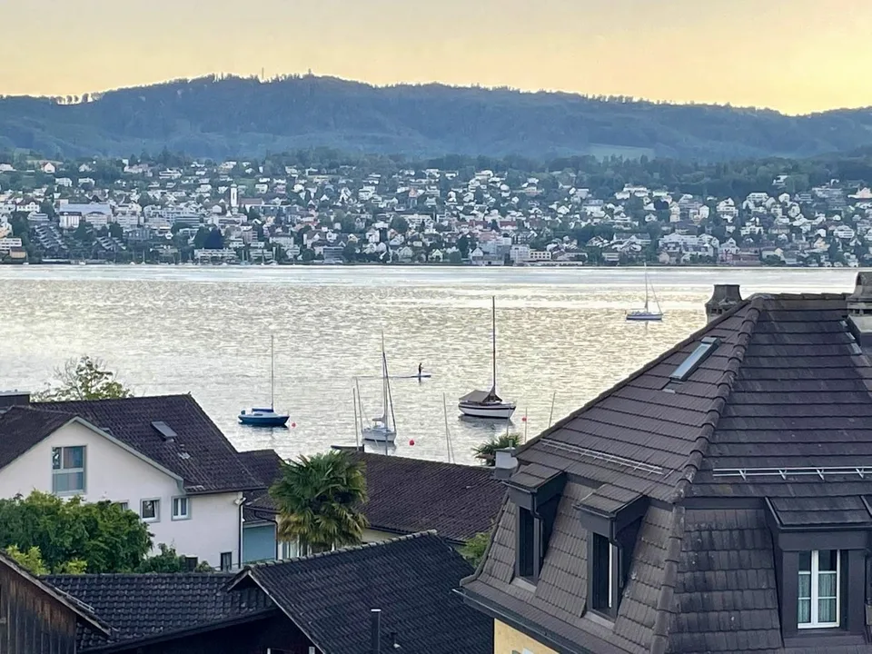 Grosszügige 3.5-Zimmer-Wohnung mit traumhafter Seesicht in Erlenbach