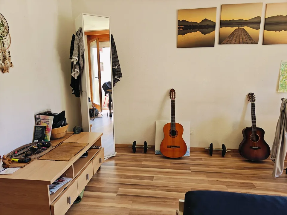 Möbiliertes 1.5-Zimmer-Studio mit Bergblick in Naters