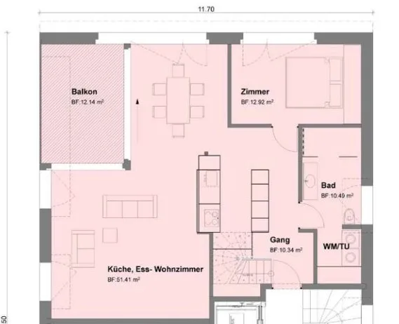 Moderne 3.5Zi Wohnung im Zentrum Zuzwil