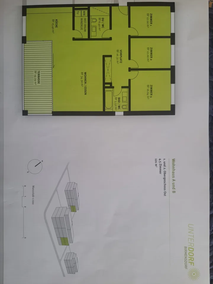 Moderne, teilmöblierte 4.5-Zimmer-Wohnung in Birmensdorf ZH zur befristeten Untermiete