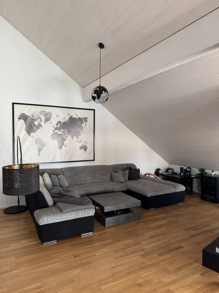 3.5 Zimmer Wohnung mit ca 6m Spitzdach