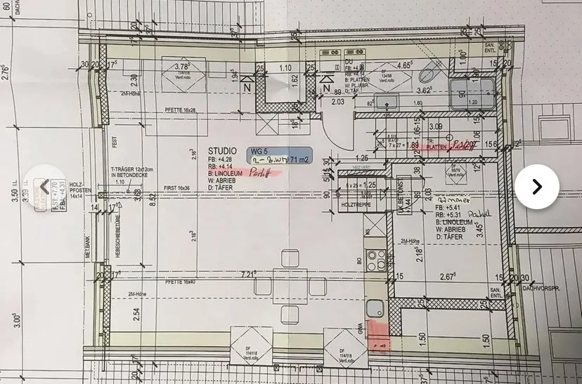 2-Zimmer-Dachwohnung in Wölflinswil