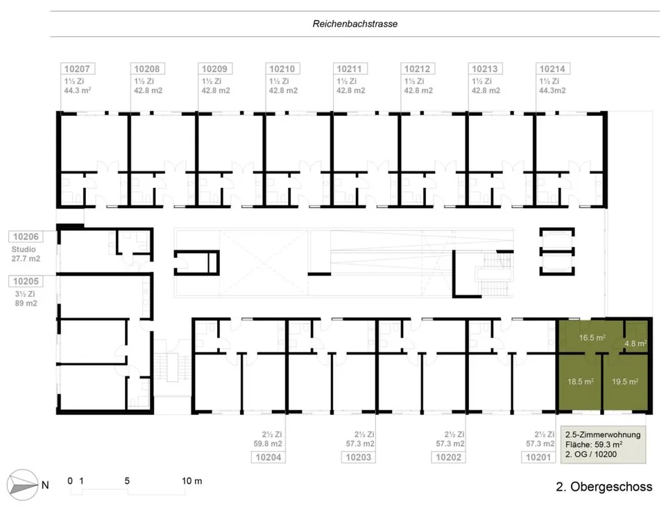 Moderne 2.5-Zimmerwohnung in der Nähe Tiefenau – Foto 11 von 11