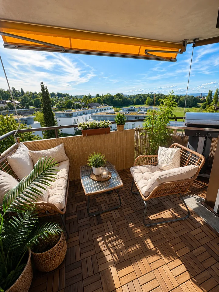 Möblierte 3.5-Zimmerwohnung in Wabern | 78 m² | Balkon, Büro & Parkplatz | Nov.März