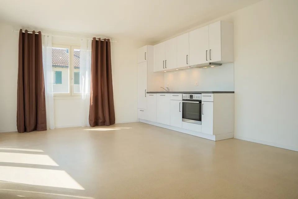 Appartement 2,5 pièces à Niedergösgen dans un immeuble neuf avec grande terrasse
