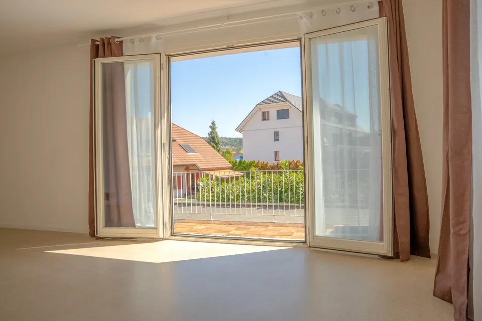 Appartement 2,5 pièces à Niedergösgen dans un immeuble neuf avec grande terrasse
