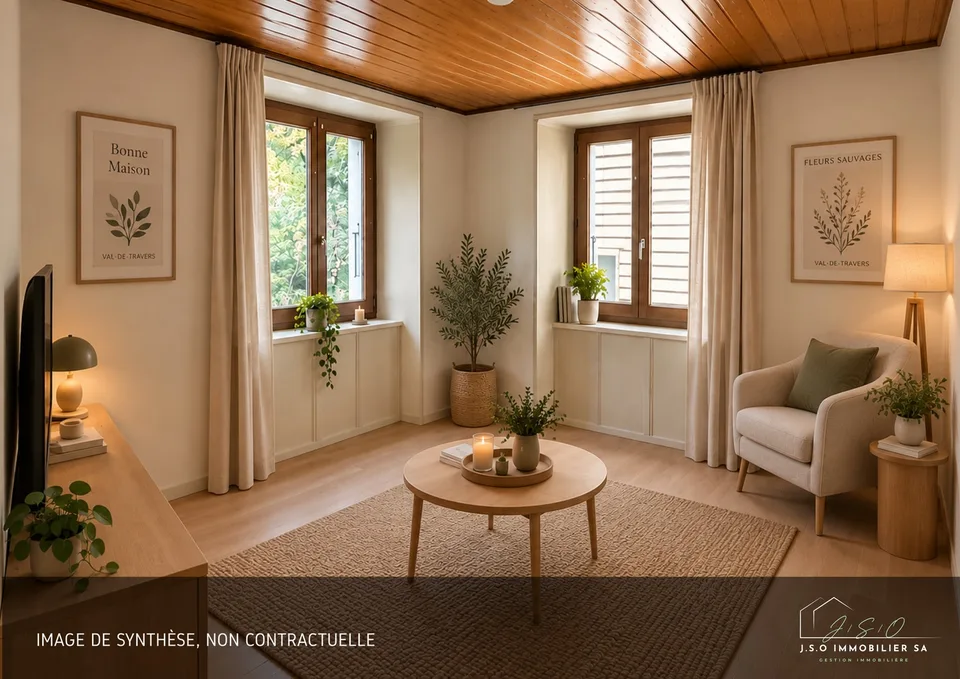 À louer à Fleurier – Appartement de 2.5 pces / LOYER ATTRACTIF