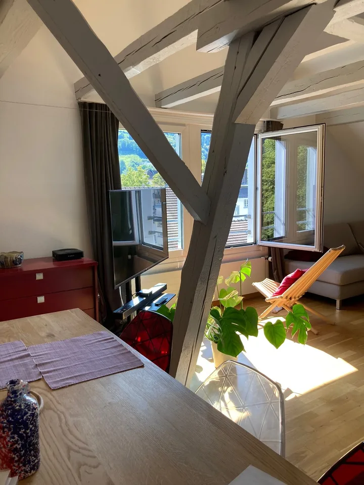 Grosse 3.5 Zimmer Wohnung, Zwei Geschosse