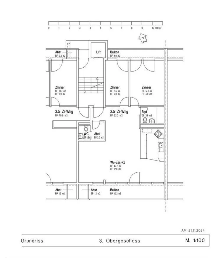 3.5 Zi Wohnung mit fantastischer Aussicht ins Limmattal