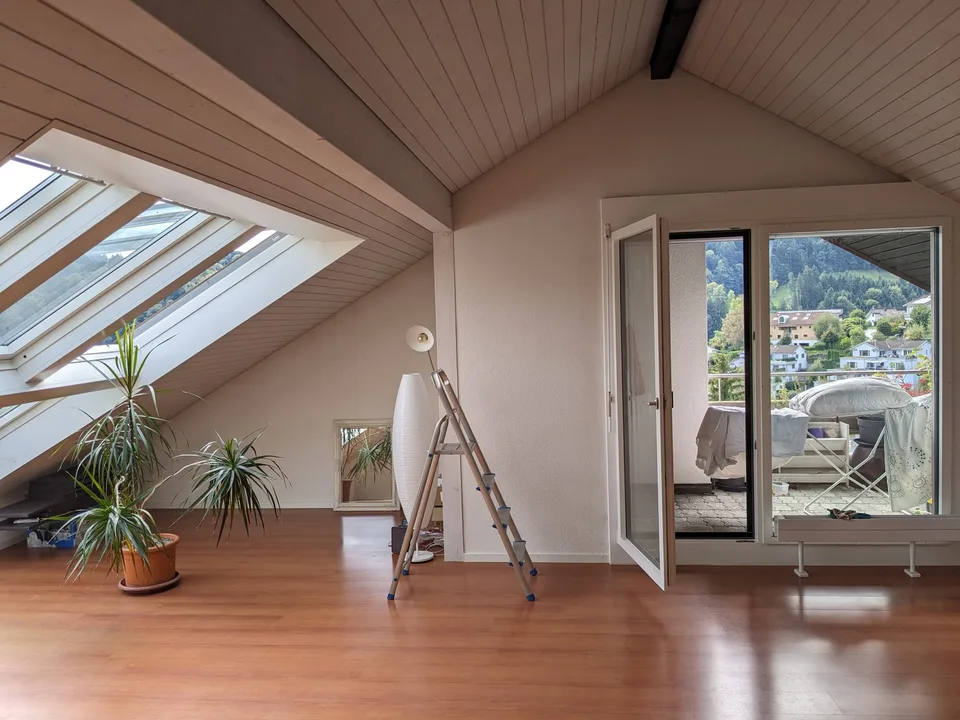 Sehr helle 2,5 Zimmer Wohnung mit toller Aussicht auf Rigi und Pilatus