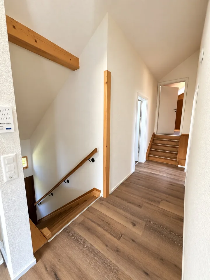 Grosszügige 4.5-Zimmer-Dachwohnung, Erstbezug nach Sanierung, 105 m²