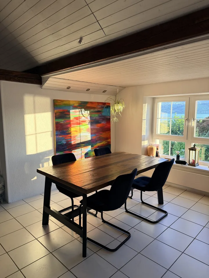 3.5 Zimmer Dachwohung im Loft Style mit Seesicht und grosser Terasse