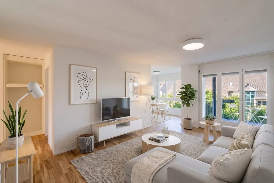 Attraktive sanierte Wohnung an kinderfreundlicher Wohnlage – photo 4 sur 12