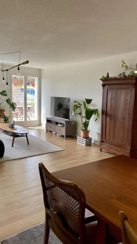 Large, bright apartment with a great view in Wettswil am Albis - Fully furnished for 1 year – photo 2 of 16