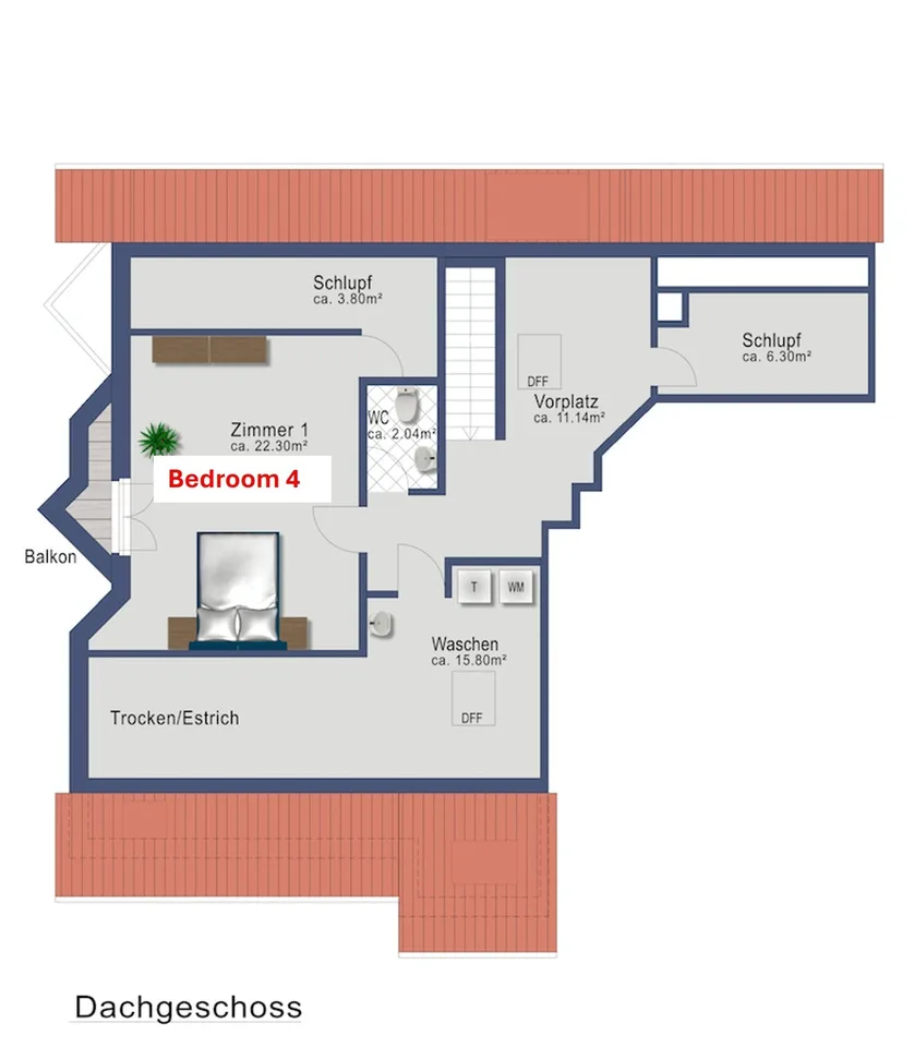 MydiHei Co-living: Furnished Room with "Private Bathroom" in an "All Boys" Flatshare – photo 22 sur 27