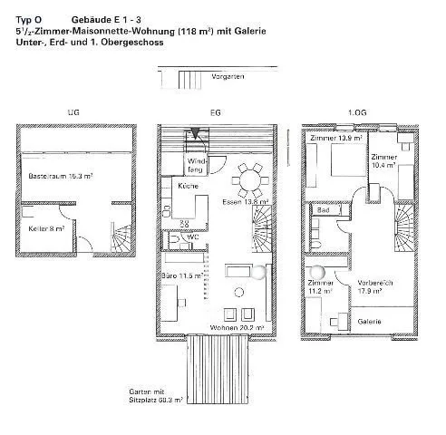 Modern maisonette apartment with garden – photo 9 of 9