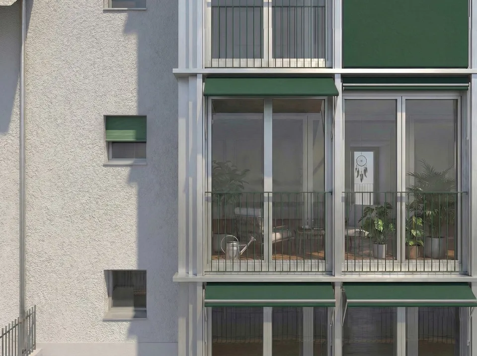 Appartement charmant de 3,5 à 4,5 pièces avec jardin d'hiver et balcon à Zurich-Oerlikon – photo 4 sur 7