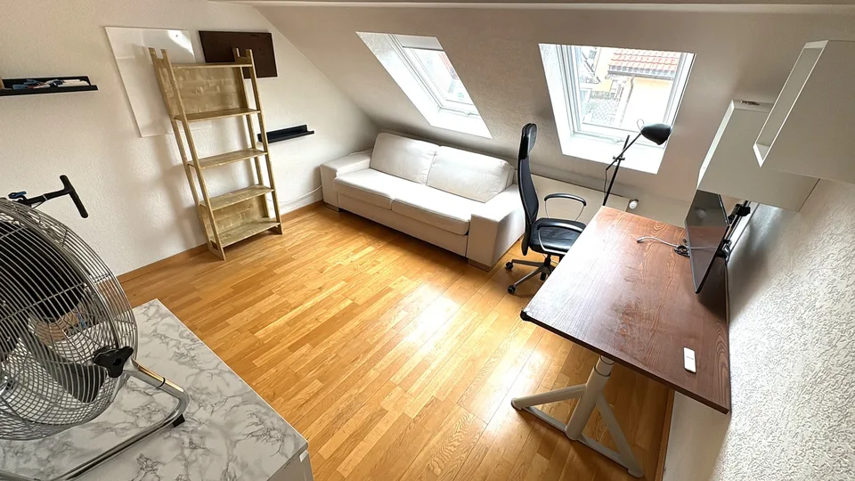 CHARMANTE DACHWOHNUNG MIT BALKON DIREKT BEIM BAHNHOF BINZ – Foto 3 von 7