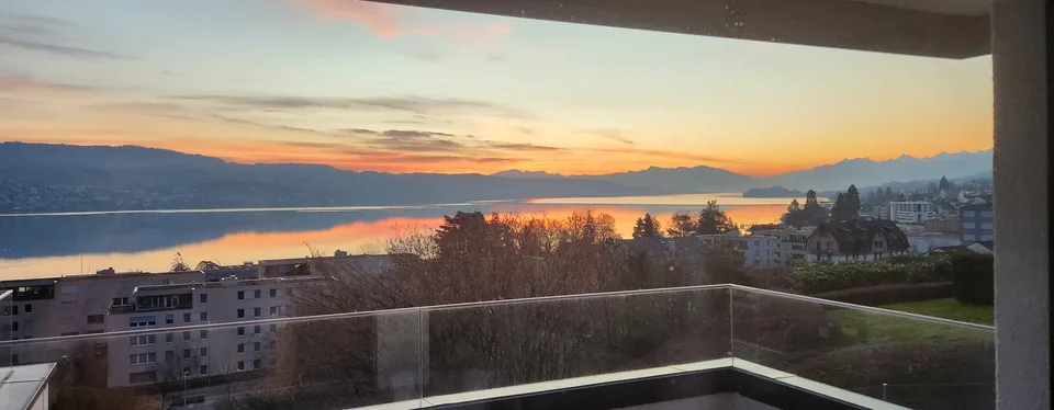 Atemberaubende Seeblick & Bergblick moderne Wohnung in Horgen – Foto 7 von 9