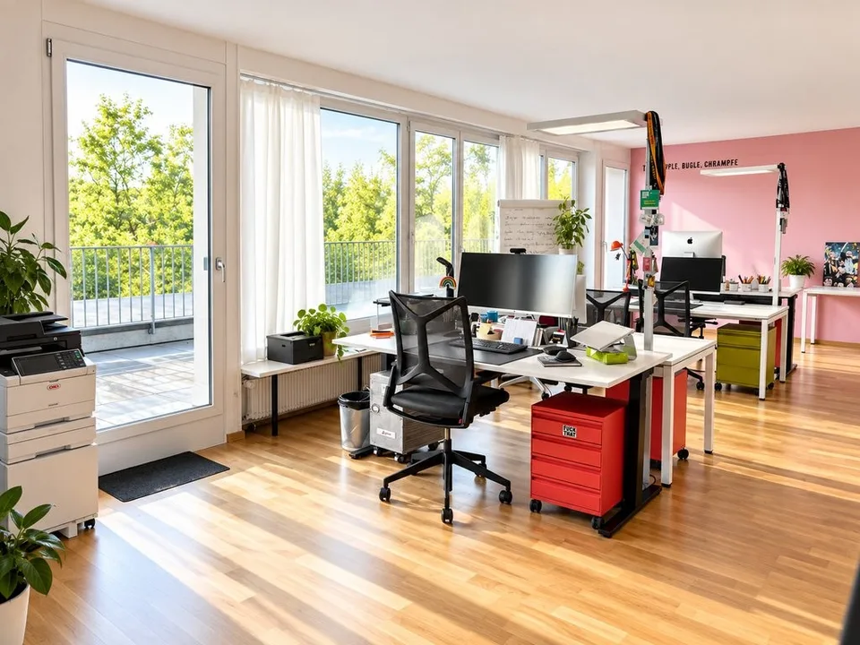 Moderne Bürofläche mit Weitblick und grosszügiger Terrasse – Foto 5 von 12
