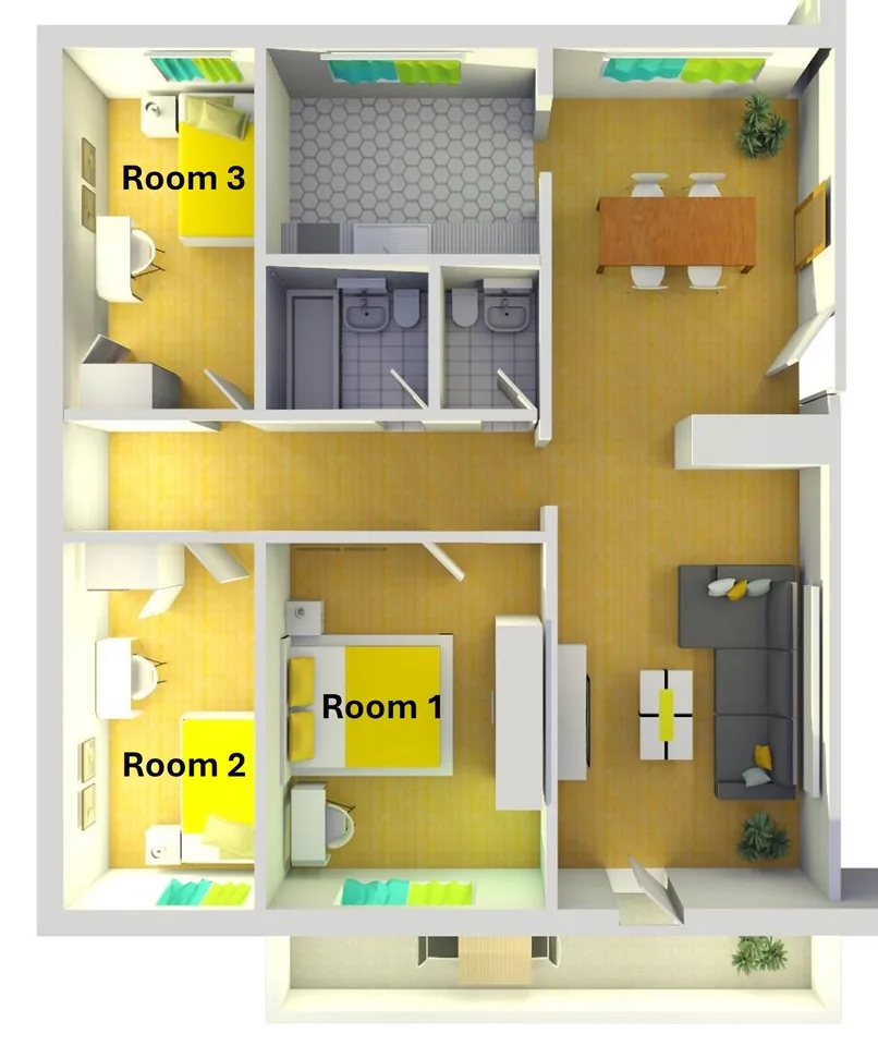 MydiHei Co-living: Furnished Room in an "All Boys" Flatshare – Foto 15 von 19