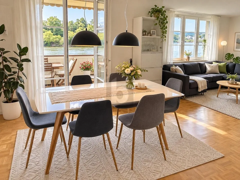 HABITAT UNIQUE DIRECTEMENT SUR LE RHIN – photo 4 sur 14