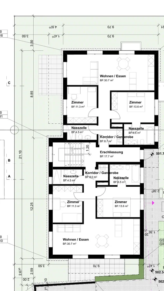 Moderne 3.5-Zimmer-Wohnung inkl. 2 Parkplätzen in Buch am Irchel per sofort – photo 2 sur 17