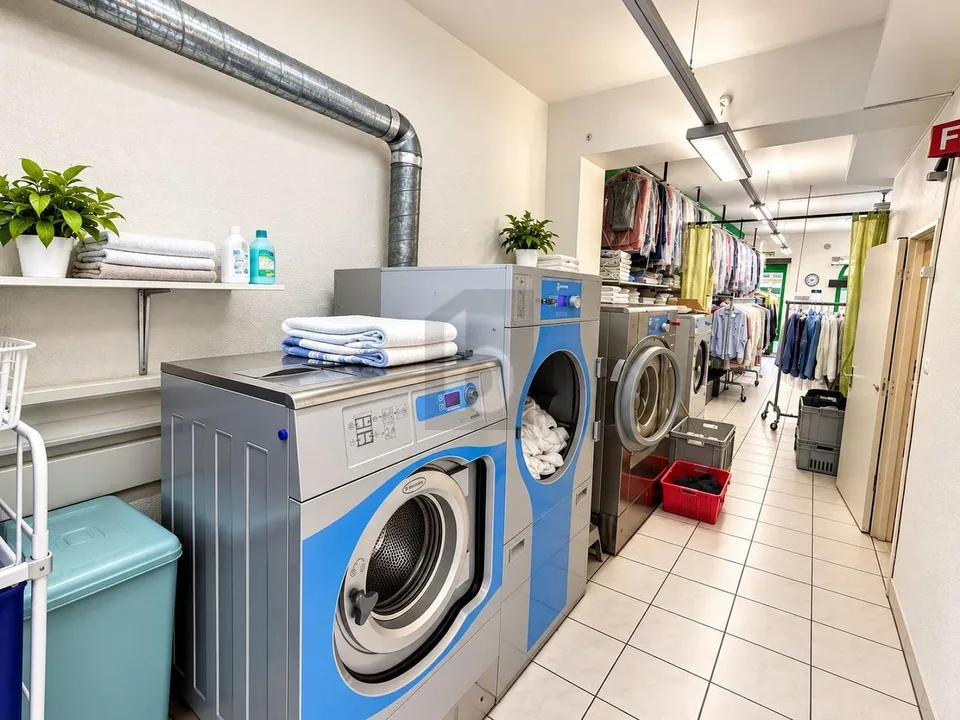 BLANCHISSERIE ÉTABLIE AVEC CLIENTÈLE FIDÈLE – Foto 4 von 4