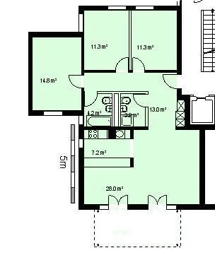 Moderne Wohnung mit Gartensitzplatz sucht Mieter! – photo 8 of 8
