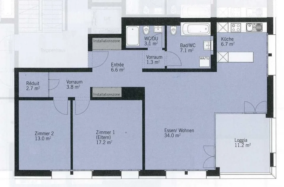 3.5 Zimmer Wohnung in Adliswil – Foto 8 von 9