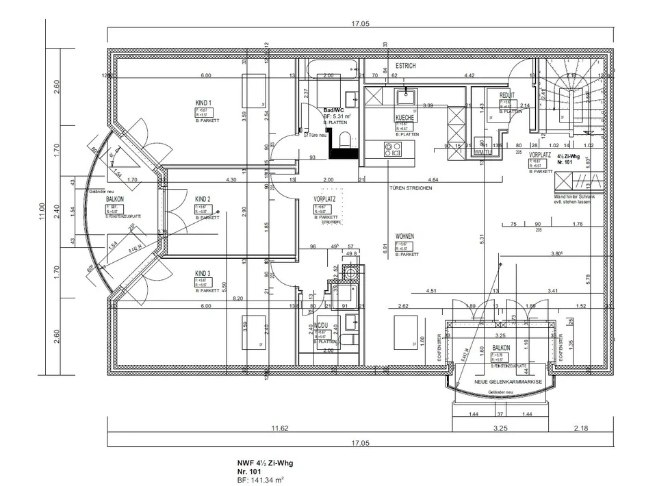 Appartamento di 4,5 locali al 2° piano, prima locazione dopo ristrutturazione – foto 4 di 8