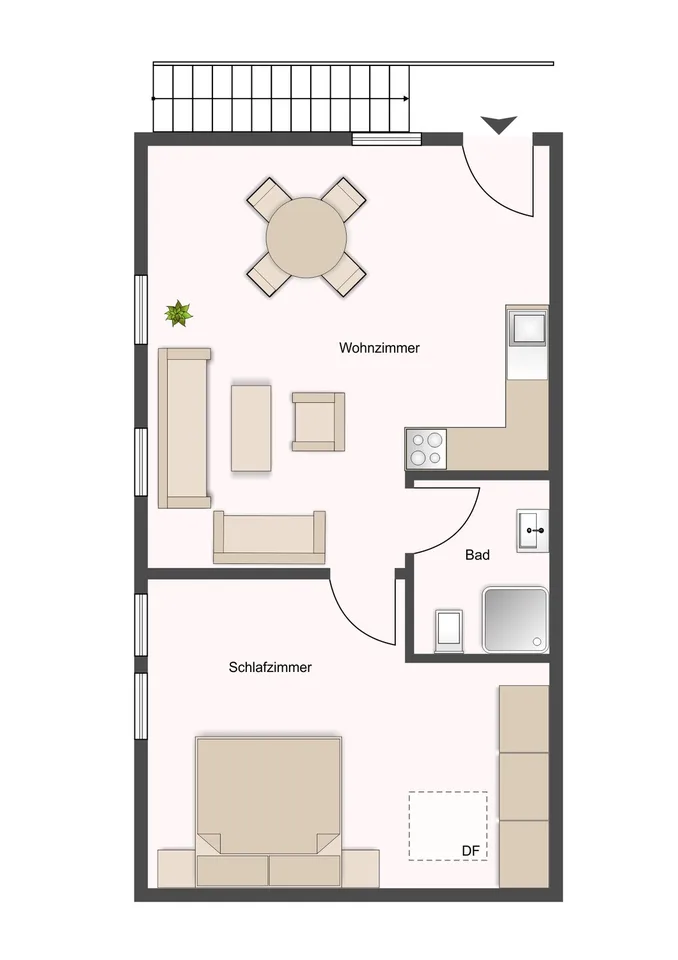 2-Bedroom Apartment near Bowil Train Station – photo 7 of 7