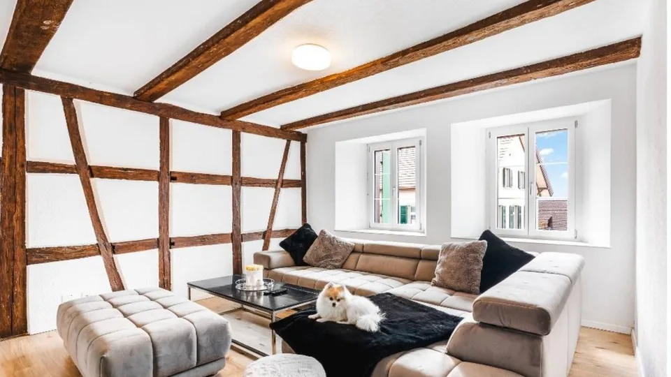 Dörflingen (SH) – 4.5-Zimmer-Wohnung mit Garten & Wintergarten – Foto 8 von 9