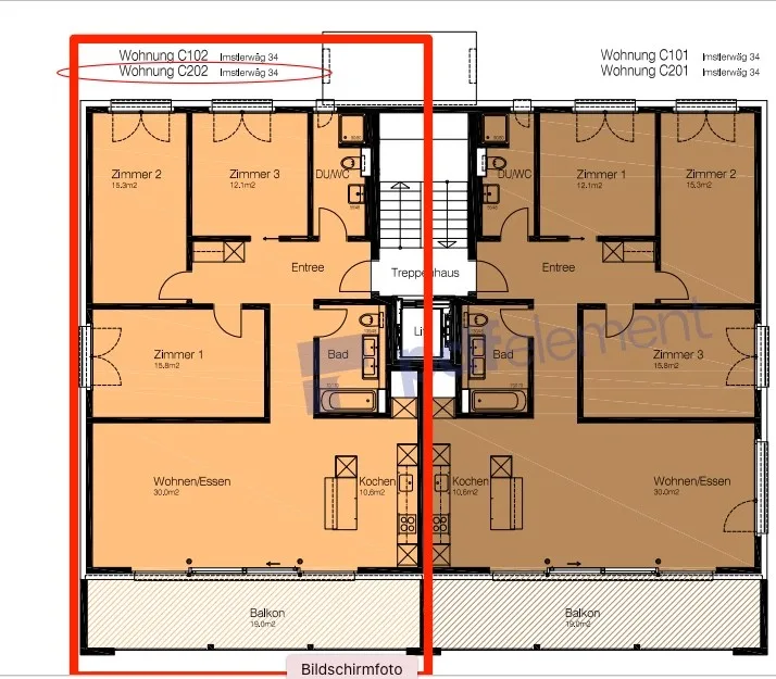 Top-4.5 Zimmerwohnung an sehr guter Lage in Rafz – photo 2 of 8