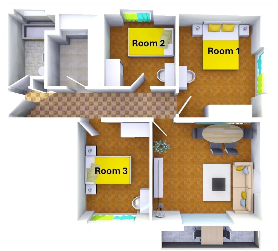 MydiHei Co-living: Furnished Room in an "All Boys" Flatshare – Foto 15 von 19