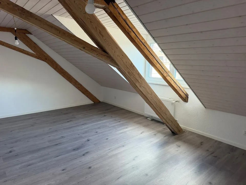 Moderne 3-Zimmer-Duplexwohnung mit Terrasse, Galerie & Klimaanlage an der Langstrasse – Foto 5 von 9