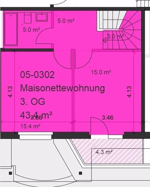Maisonetta di 4,5 locali appena ristrutturata nel quartiere di Chimligasse – foto 8 di 8