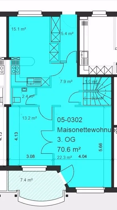 Maisonetta di 4,5 locali appena ristrutturata nel quartiere di Chimligasse – foto 7 di 8