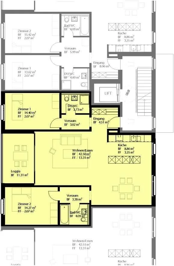 unique, spacieux, beau, moderne - 3.5 pièces disponibles à partir du 01.02.2027 – photo 11 sur 11