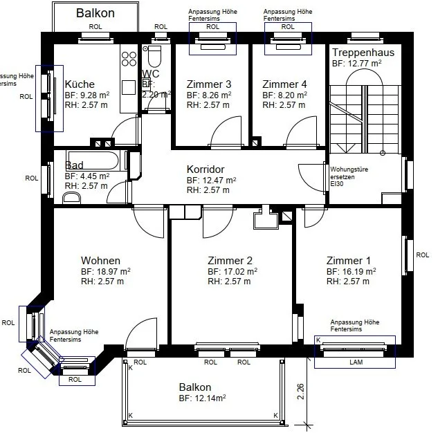 Jugendstilwohnung an ruhiger Lage Nähe UNI – foto 7 di 7