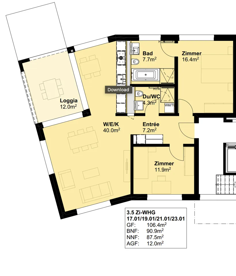 Modern möblierte Wohnung sucht Untermieter (für 3 Monate) – Foto 16 von 16