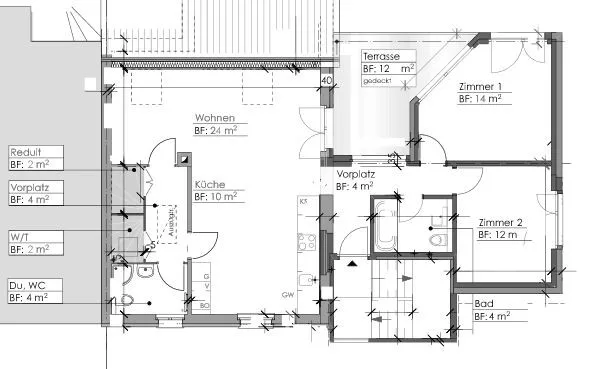 Grosszügige 3.5-Zi-Wohnung mit Terrasse an ruhiger und zentraler Lage – Foto 12 von 12
