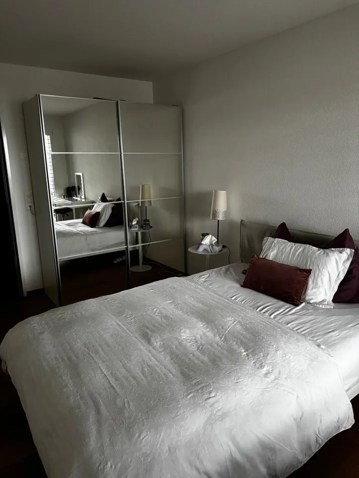 Modernes 1 Zimmer mit Balkon in Apartment in Wollerau – Foto 2 von 7